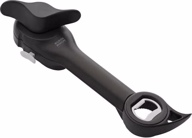 Kuhn Rikon 5-in-1 Multi Opener for Cans, Tins and Bottles, Black – 1