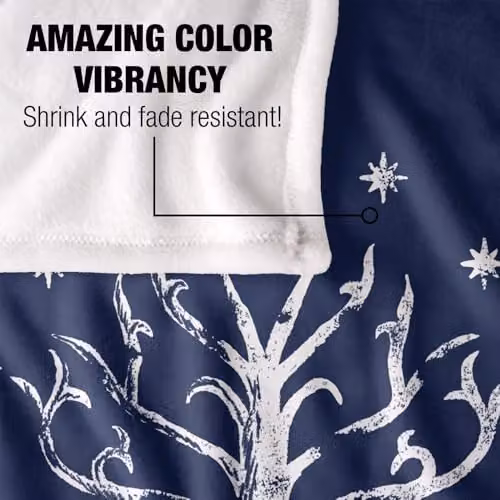 LOGOVISION Lord of the Rings Return of the King Tree of Gondor Super Soft Silky Touch Fleece Throw Blanket, Multicolour, W: 91.44 cm, D: 147.32 cm – 3
