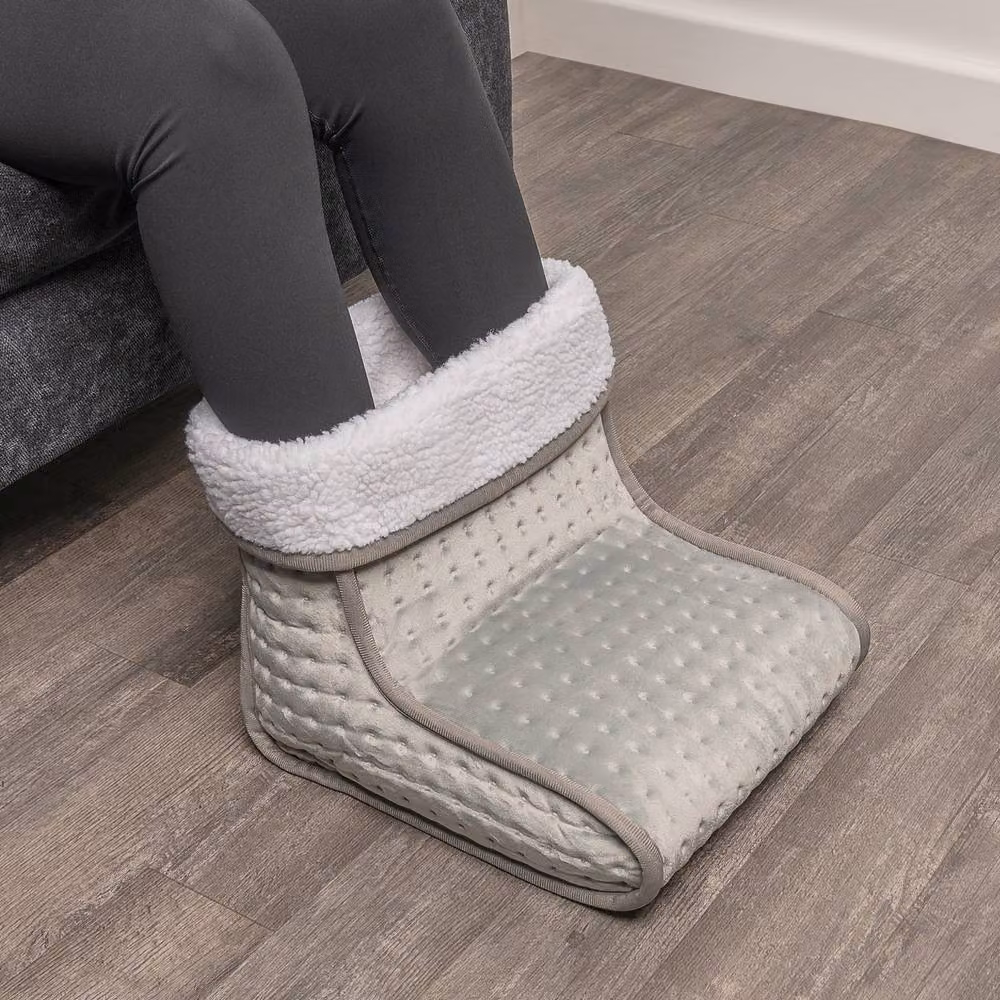 Daewoo Heated Foot Warmer in Grey with Remote Control, LED Display and 6 Heat Settings – 2