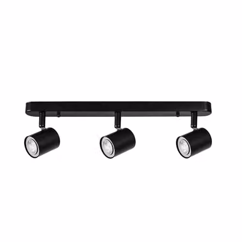 Netlighting FORLIGHT Keeper Triplex Triple Adjustable Spotlight Bar GU10 Black – 1