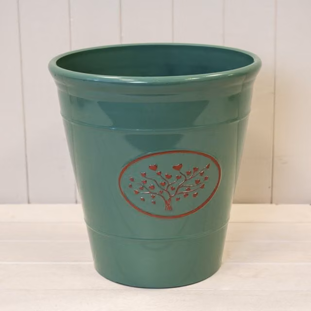 KDMD Green Round Love Heart Tree Plastic Planter Tub, 13L