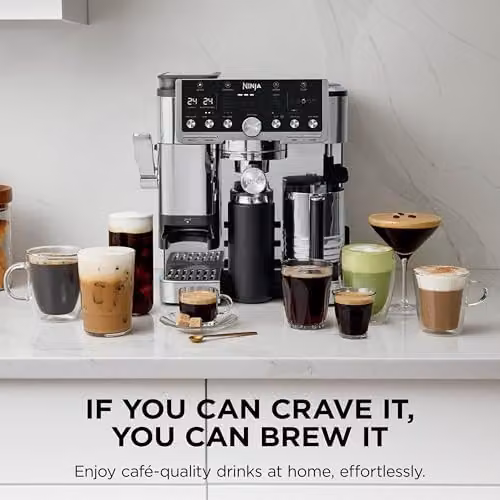 Ninja Luxe Café Pro Series ES701UK 3-in-1 Coffee Machine with Integrated Scale and Cold Brew Function, Silver – 5