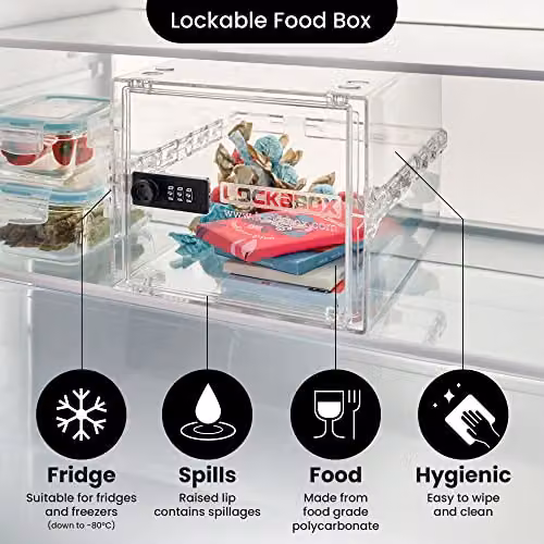 Lockabox One Premium Lockable Medicine Box, 10L, Transparent, W/D/H: 31 x 21 x 17 cm – 4