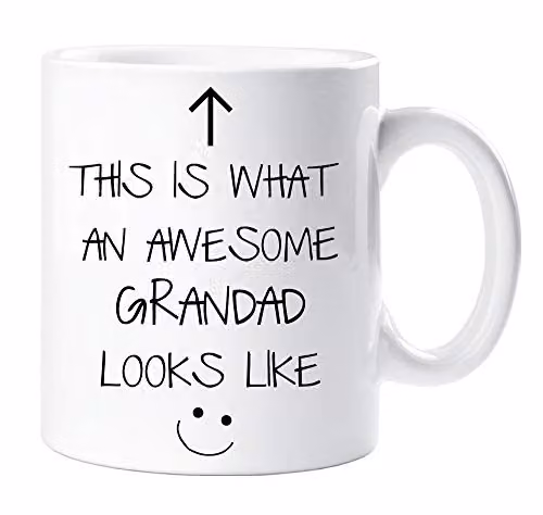 60 Second Makeover This Is What An Awesome Grandad Looks Like V2 Mug in White – 3