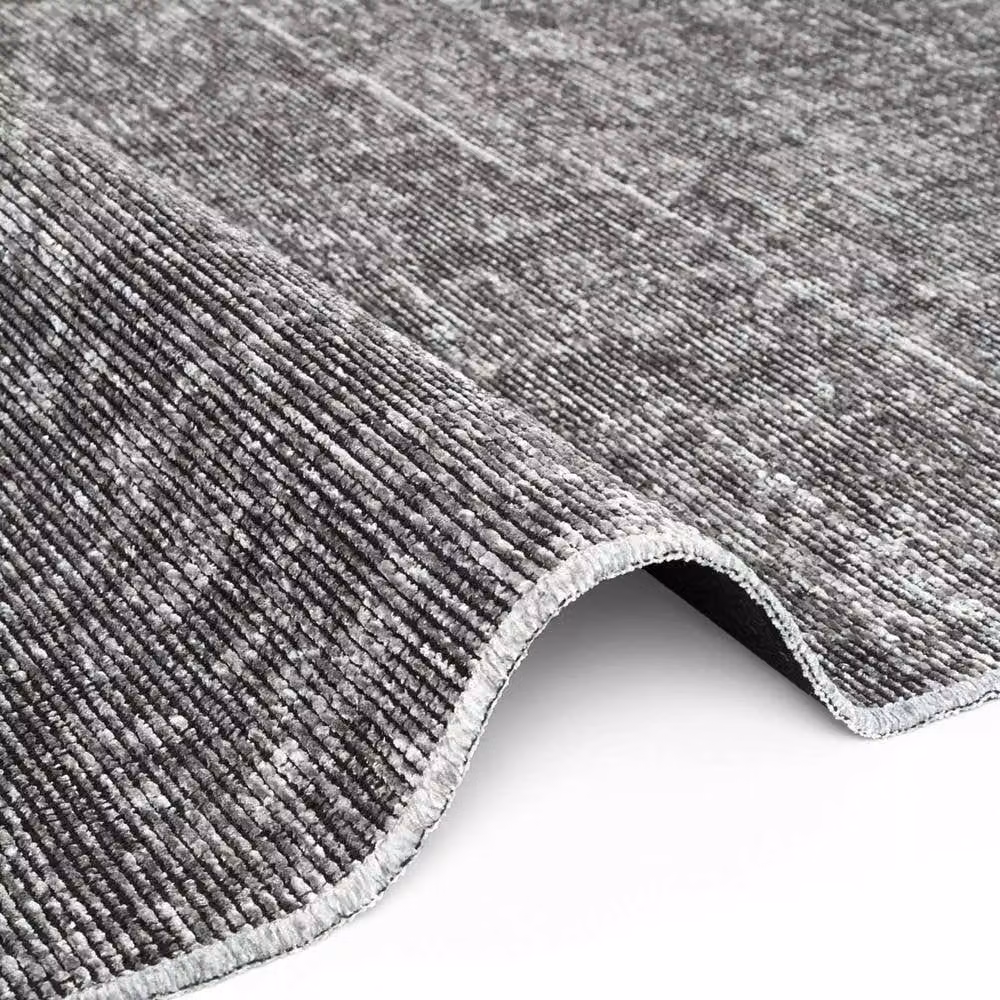 THE RUGS Brilliance Prisma Modern Abstract Grey Short Pile Velour Rug, W: 120 cm, L: 170 cm – 2