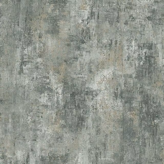 Muriva Abstract Industrial Textured Wallpaper in Grey and Green