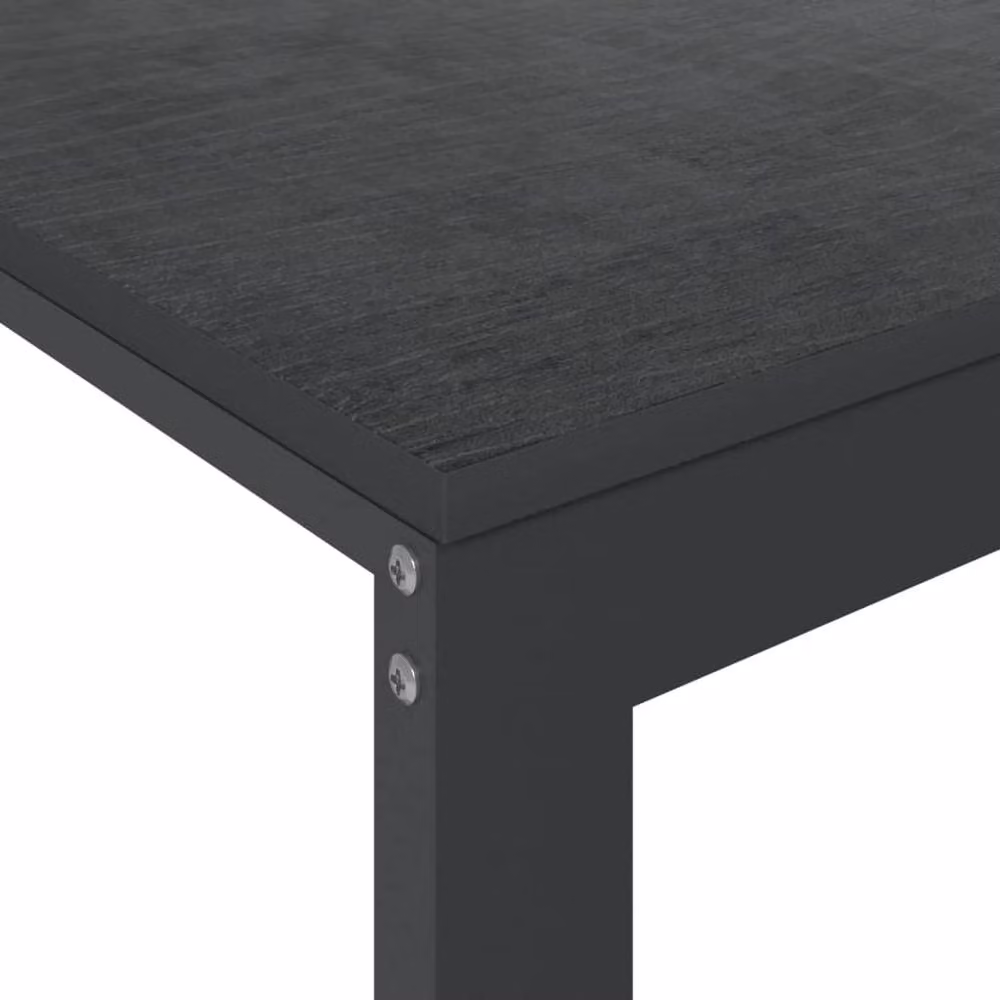 Berkfield Home Black Computer Desk in Engineered Wood W/D/H: 110 x 60 x 73 cm – 3