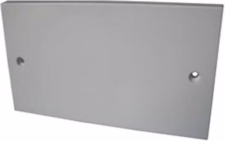 McAlpine Double Blanking Plate in Grey