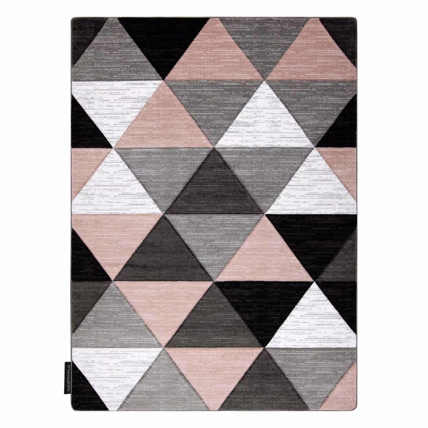 RugsX Alter Geometric Pink Rectangular Rug W: 160 cm, D: 220 cm – 3