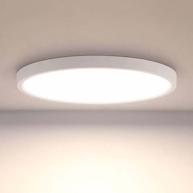 COMELY 24W Round LED Ceiling Light, White, 4500K, IP44