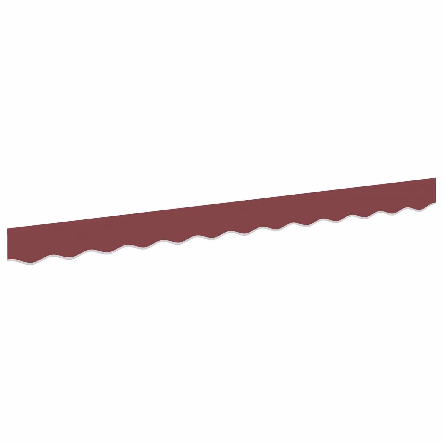Berkfield Home Awning Valance in Burgundy Red, W: 230 cm, H: 20 cm – 2