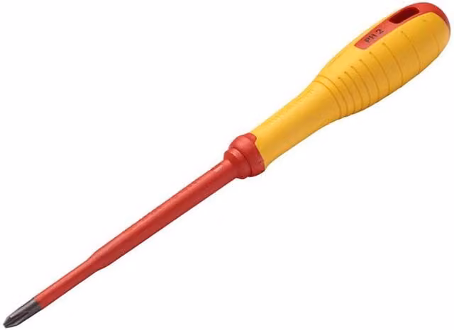 Hultafors VDE Phillips PH2 Screwdriver, 125mm