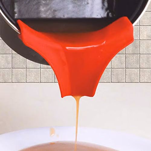 mysmartbuy Red Flexible Silicone Slip-On Pouring Spout for Bowls and Pans – 2