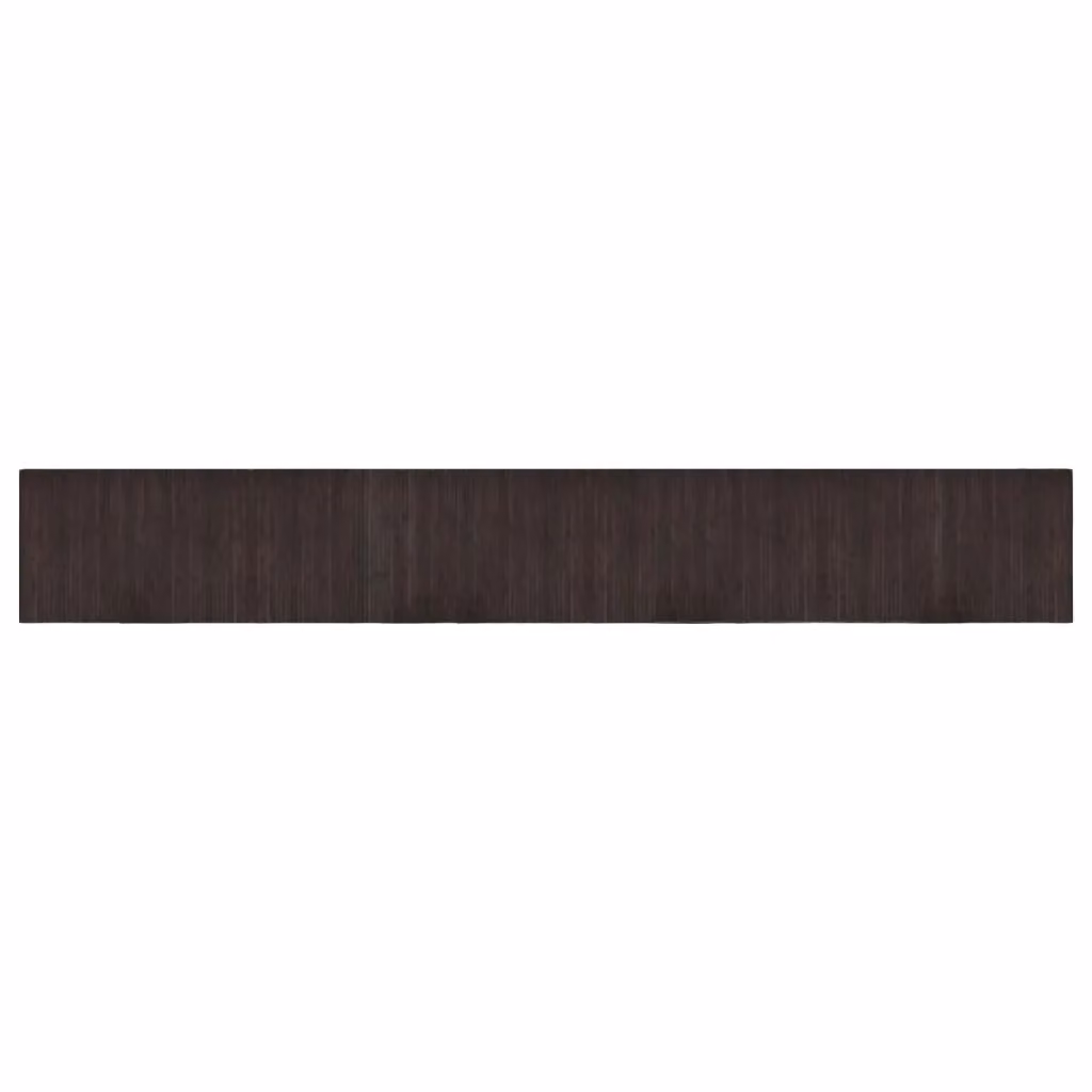 Berkfield Home Rectangular Bamboo Rug in Dark Brown, W: 60 cm, L: 400 cm – 1