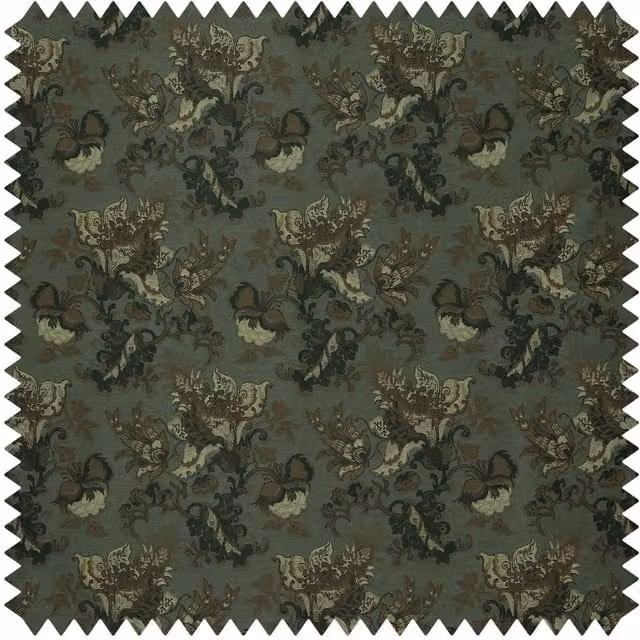 House of Hackney Persephone Jacquard in Verdigris Green