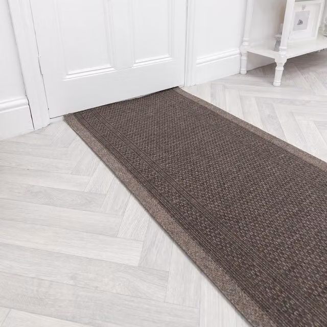 runrug Aztec Long Hallway Carpet Runner in Brown, W/D/H: 66 x 300 cm – 1