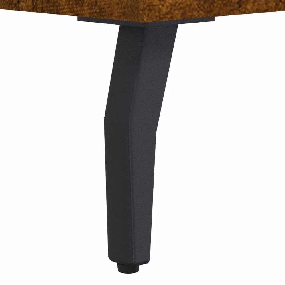 Berkfield Home Set of 2 Smoked Oak Decorative Coffee Tables, Brown, W/D/H: 50 x 50 x 40 cm – 5