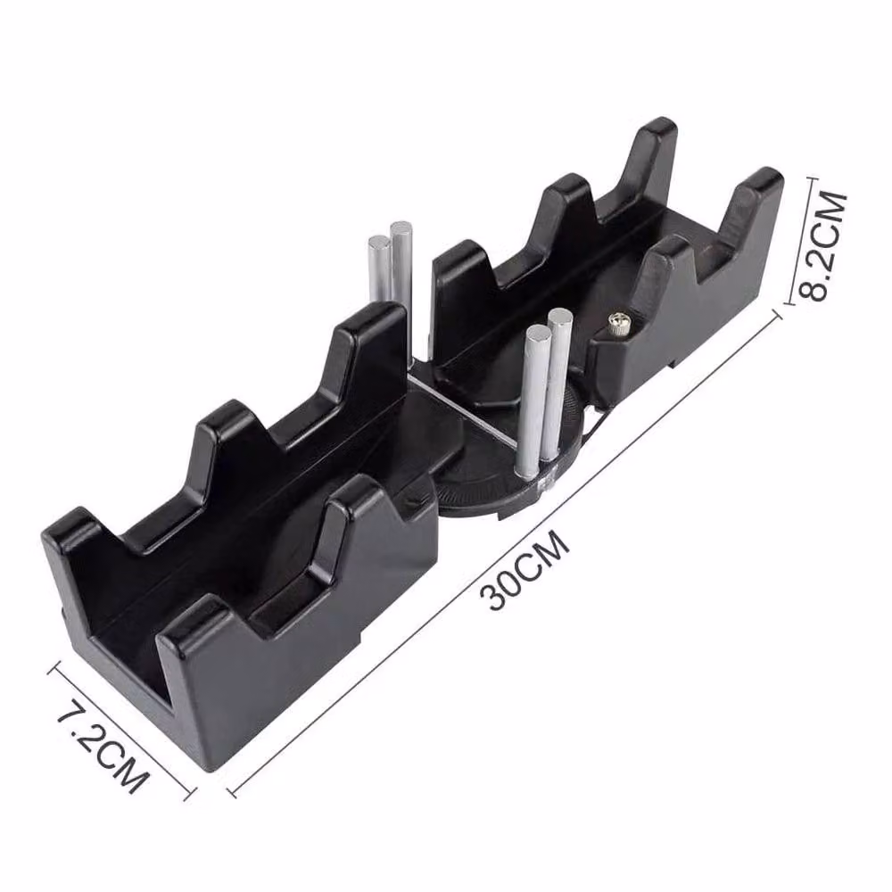 FLAVORA 2 in 1 Mitre Measuring Cutting Tool, Black, W: 1000 cm, H: 52 cm – 2