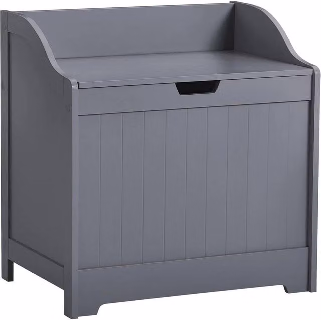 Havendro Grey Bathroom Laundry Storage Cabinet