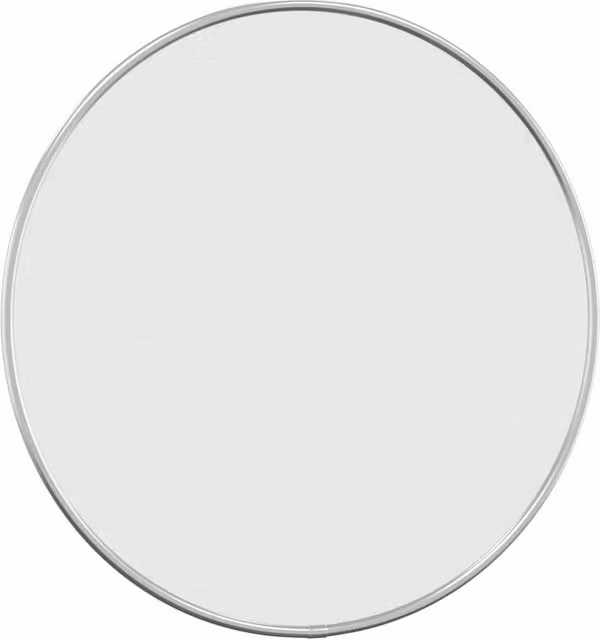 Berkfield Home Round Silver Wall Mirror, Diameter: 40 cm