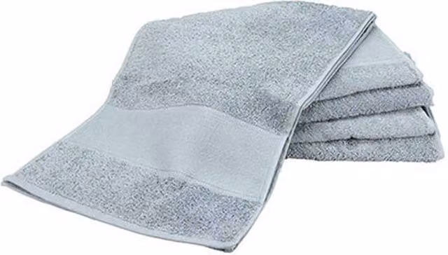 ARTG Print-Me Personalised Grey Cotton Terry Sports Towel – 1
