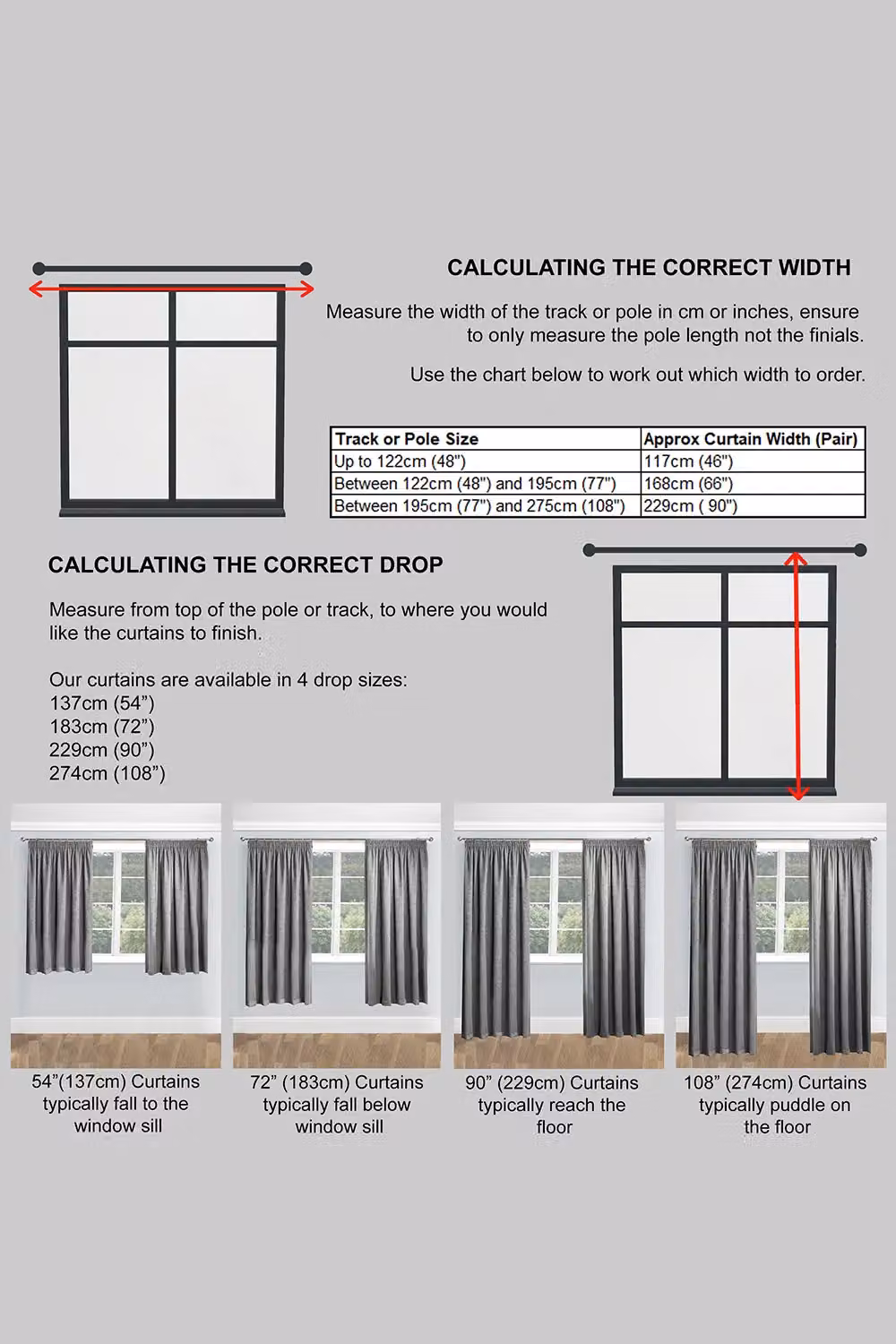 Enhanced Living Grey Velvet Blackout Thermal Eyelet Curtains, W: 168 cm, H: 229 cm – 4