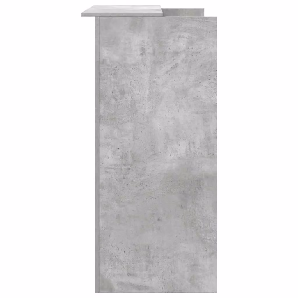 Berkfield Home Reception Desk in Concrete Grey, W/D/H: 100 x 50 x 103.5 cm – 2