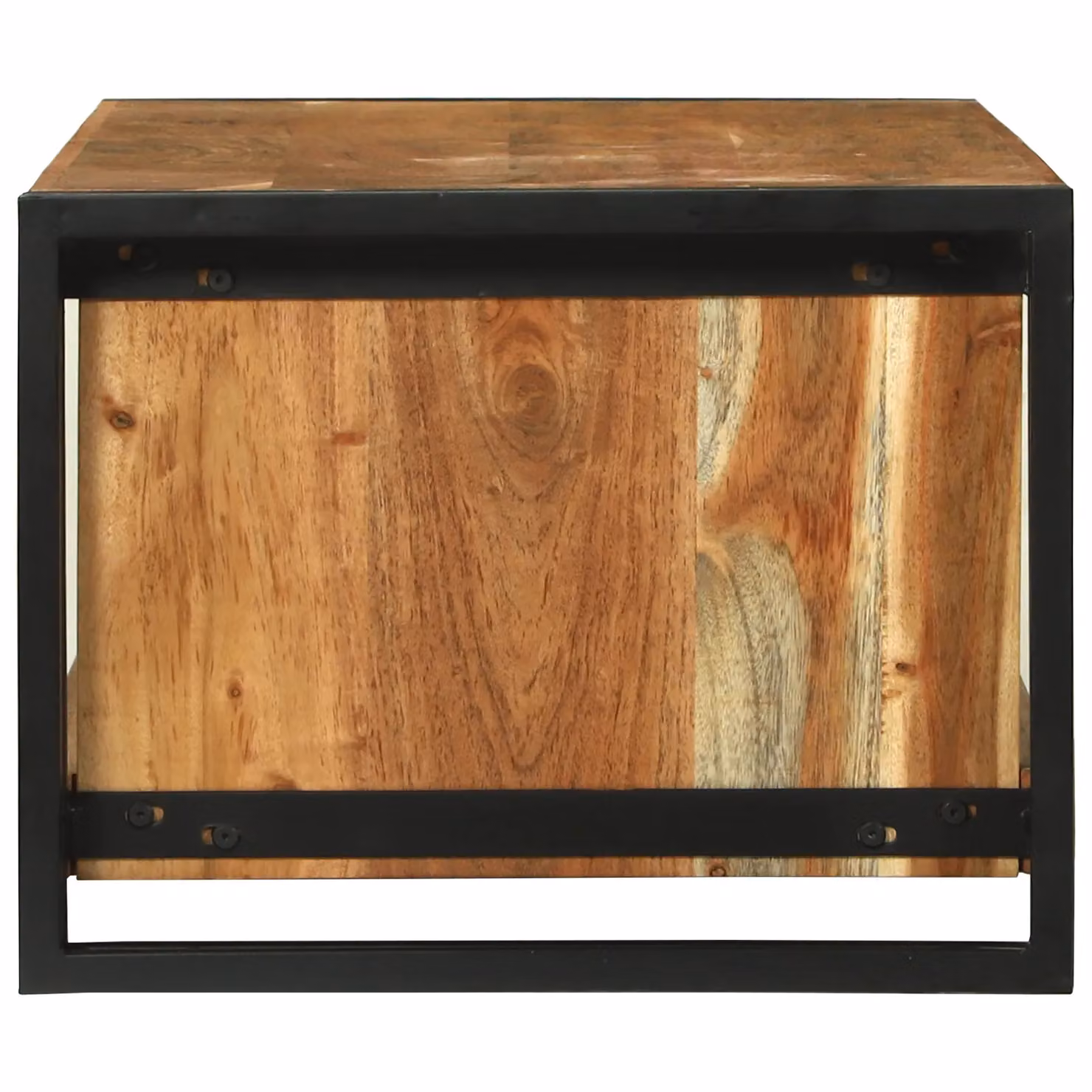 Berkfield Home Solid Wood Acacia Coffee Table, Brown, W: 120 cm, D: 50 cm, H: 38 cm – 3