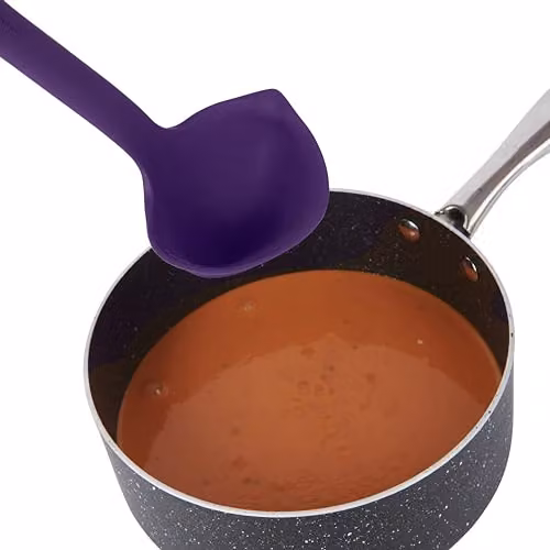Colourworks Purple Silicone Ladle, 27 cm – 2