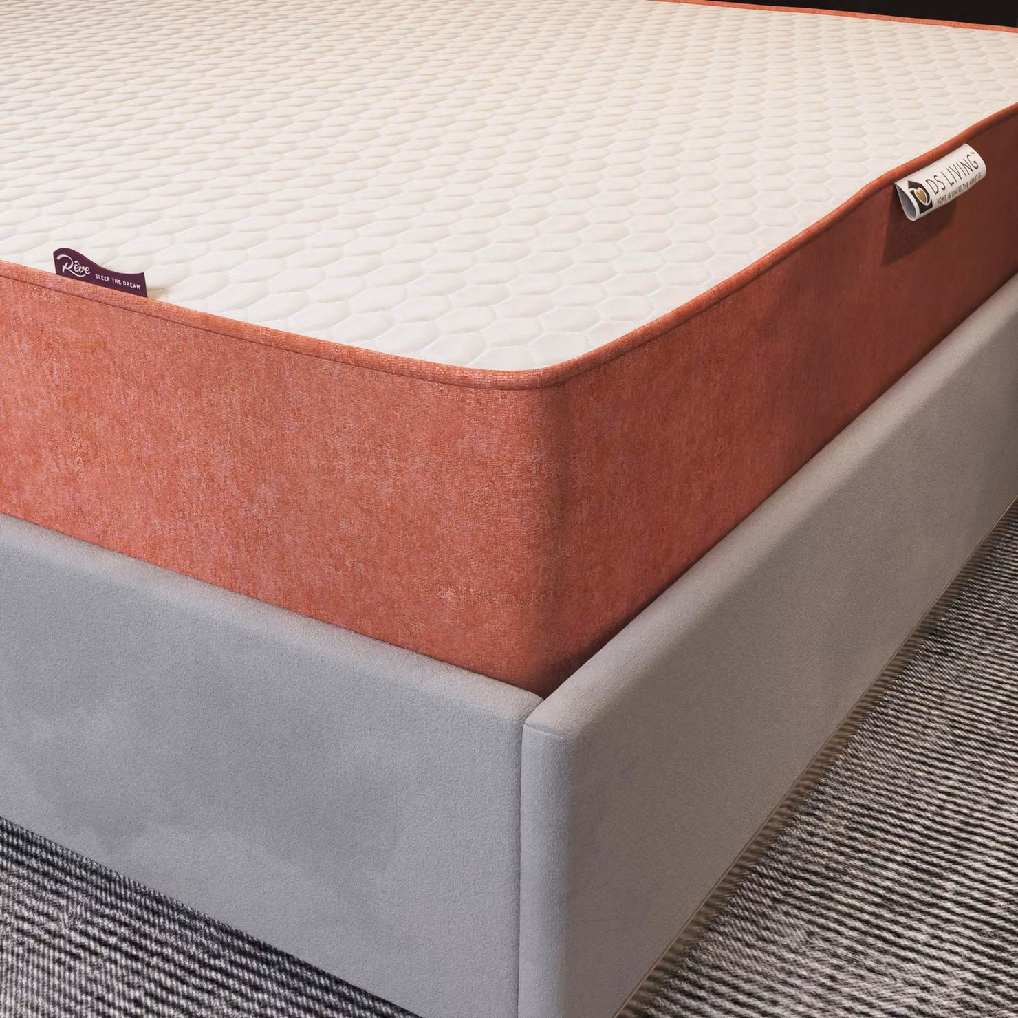 DS Living Topaz Hybrid Gel-Flex Memory Foam Mattress in Amber, W/D/H: 135 x 190 x 25.4 cm – 5