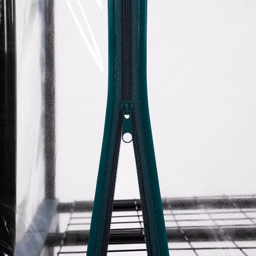 NESTLUNE 4 Tier Green Clear PVC Greenhouse Bag for Garden Plants, W/D/H: 120 x 90 x 155 cm – 2