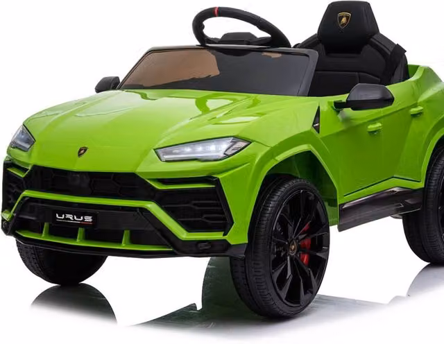 OutdoorToys Licensed Lamborghini Urus 12V Electric Ride On Childrens SUV Car in Green