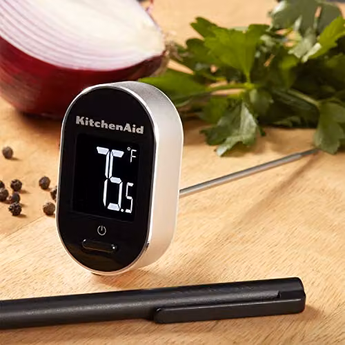 KitchenAid Pivoting Digital Kitchen Food Thermometer in Black – 3