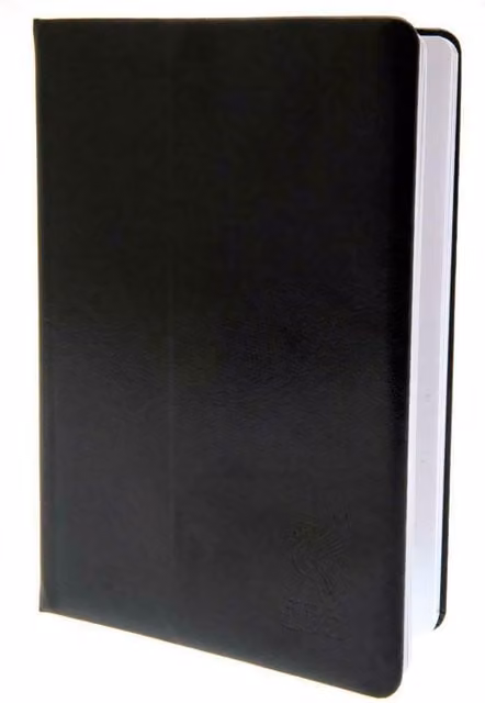 Liverpool FC A5 Hardcover Notebook in Black Faux Leather