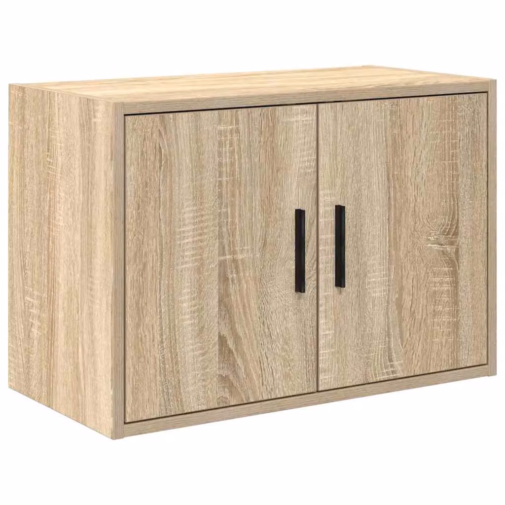 Berkfield Home Sonoma Oak Wall Mounted Garage Cabinet in Brown – 2