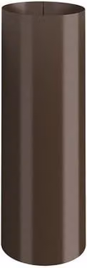 Lindab Galvanised Steel Sliding Downpipe, 100mm, Brown