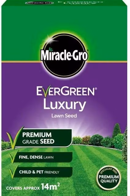 Miracle-Gro Luxury Ornamental Lawn Grass Seeds, 14 g