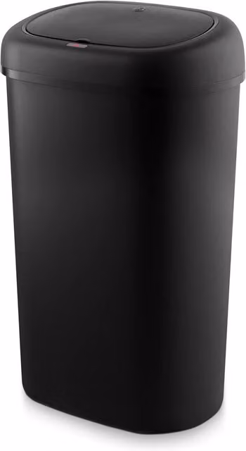 Swan 55L Oval Sensor Bin in Black