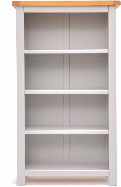 Cabinet Bits Argenta Grey Pine Bookcase with Adjustable Shelves, W/D/H: 70 x 25 x 120 cm