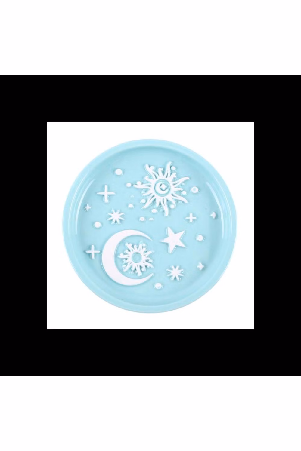 KDMD Blue Moon and Sun Ceramic Trinket Dish in Blue and White – 2