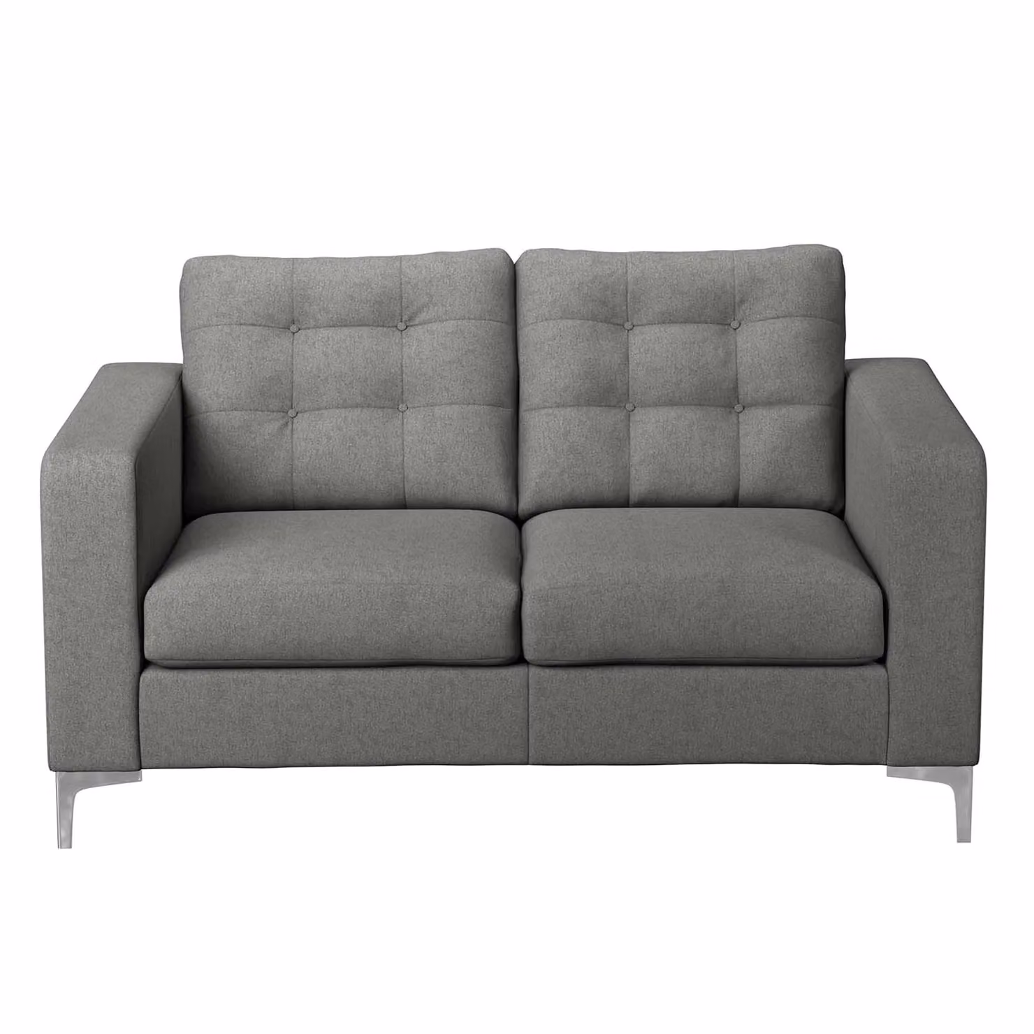 Furnishings For Less UK Smart Hackney 2 Seater Fabric Sofa in Blue or Grey – 2