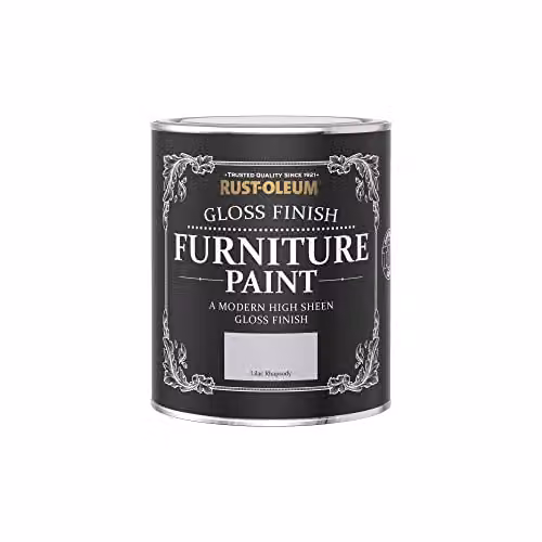 Rust-Oleum Purple Gloss Water-Based Furniture and Skirting Board Paint, 750ml – 3