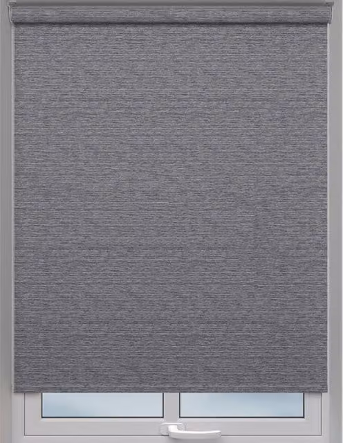 Terrys Lorenzo Made to Measure Armada Roller Blind in Black and Grey