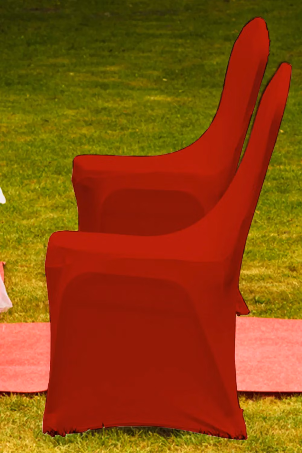 Neel Blue 10-Piece Spandex Arched Front Dining Chair Covers, Stretchable and Washable Slipcovers in Red and Blue – 3