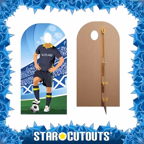 Star Cutouts SC4470 Scotland Football Stand-In Cardboard Cutout Multicolour Photo Prop – 4