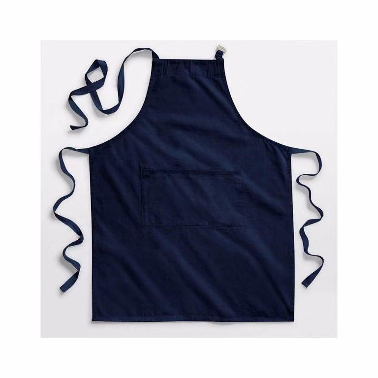 Westford Mill Cotton Craft Apron in Navy Blue, One Size