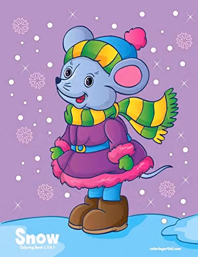 Snow Coloring Book 1, 2 & 3 Multicolour Paper Edition