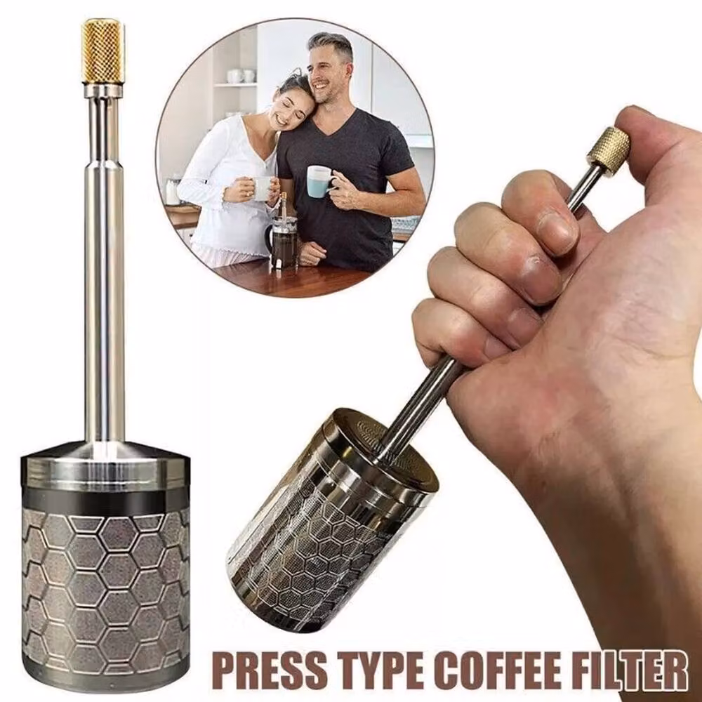 FLAVORA S Portable Stainless Steel Coffee Infuser Brewer in Silver – 3