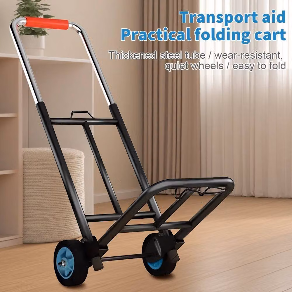EONLION Folding Hand Trolley Sack Truck Cart in Black – 4