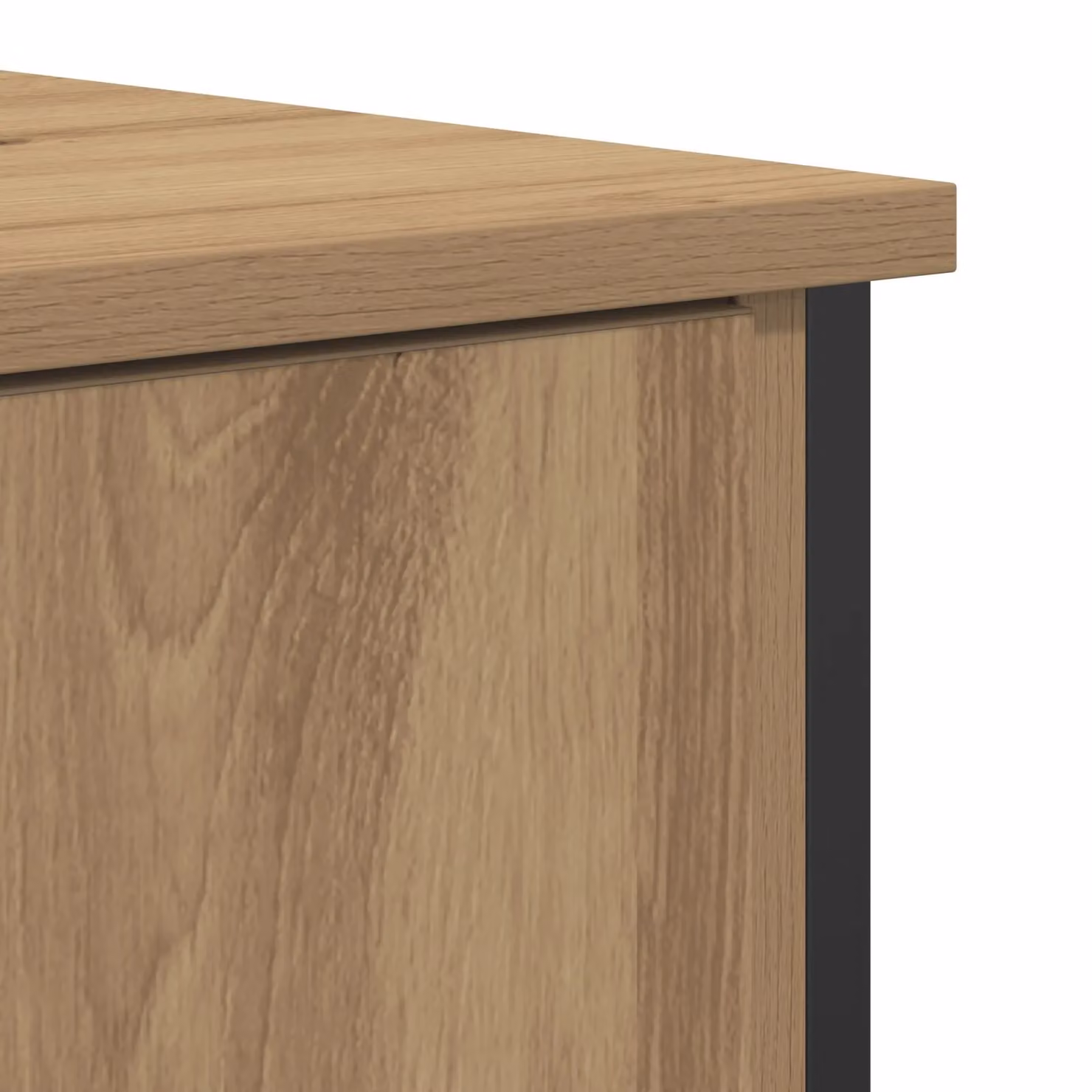 Berkfield Home Artisan Oak Sideboard in Brown, W/D/H: 70 x 30 x 80 cm – 3